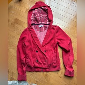 Hurley Fleece Red Hoodie